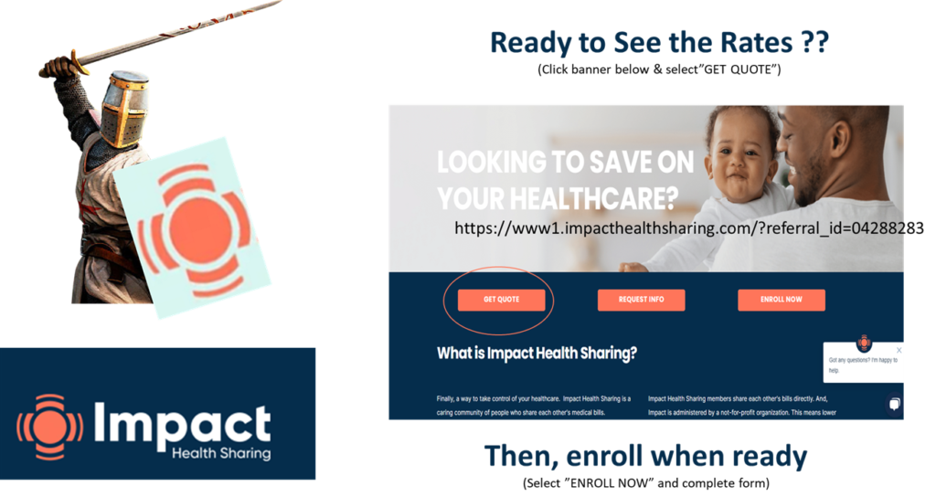 How to get quote for Health sharing